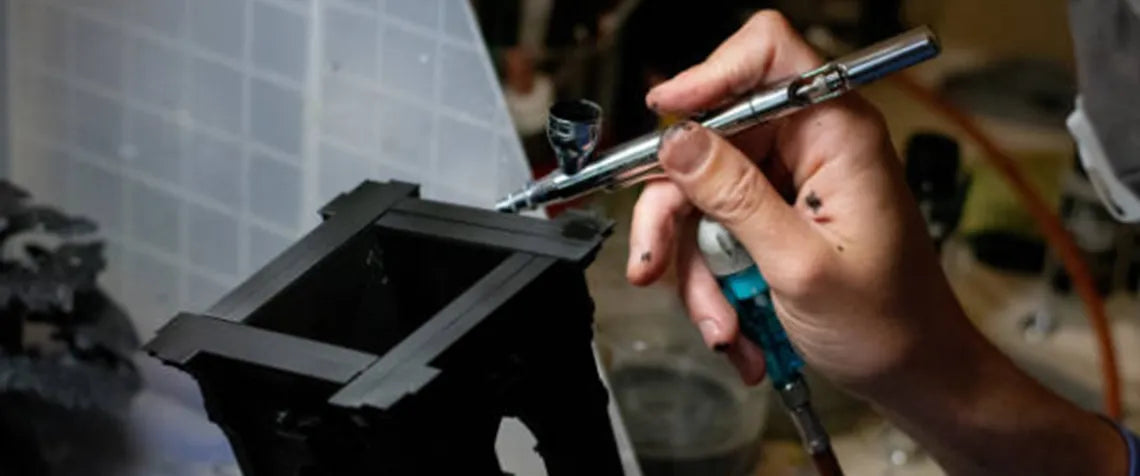 model airbrush kit with compressor