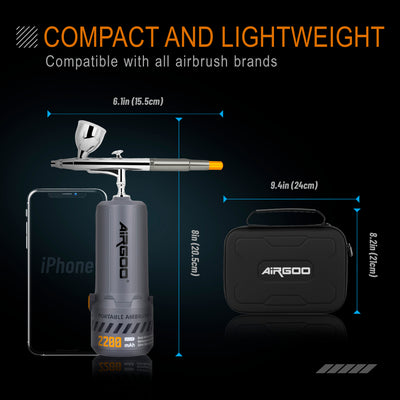 Airgoo Portable Airbrush Kit Mecha Spray A with 0.3mm Nozzle